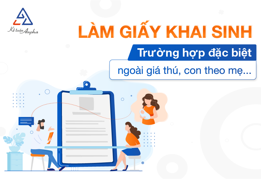 Thủ tục làm giấy khai sinh theo diện đặc biệt (trực tiếp - online)